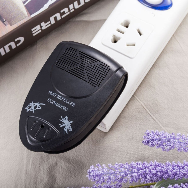 LI-3110 Répulsif anti-rongeurs ultrasonique électronique Répulsif intelligent anti-insectes pour la maison, Prise britannique (blanc), Prise américaine (blanc)