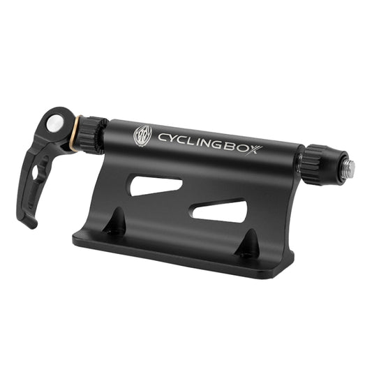 CYCLINGBOX BG-0171 Cadre Fixe Pour Fourche Avant À Dégagement Rapide En Aluminium Pour Vélo, Cadre Suspendu Arrière, Équipement De Fixation De Toit De Voiture, Couleur Noir, Rouge, Titane