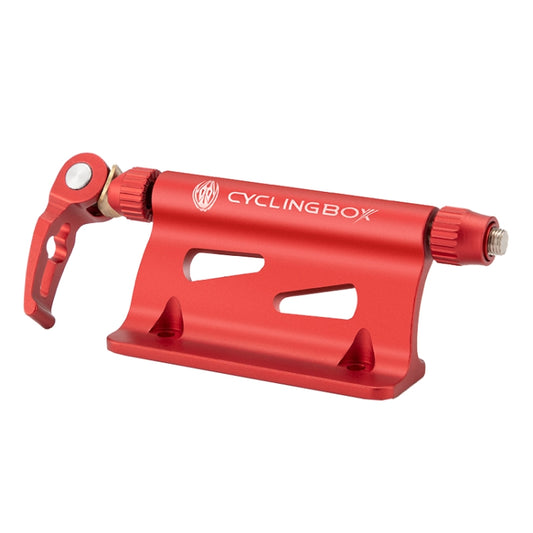 CYCLINGBOX BG-0171 Cadre Fixe Pour Fourche Avant À Dégagement Rapide En Aluminium Pour Vélo, Cadre Suspendu Arrière, Équipement De Fixation De Toit De Voiture, Couleur Noir, Rouge, Titane