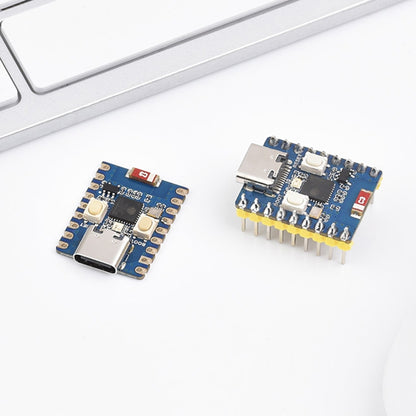 Waveshare 2.4GHz ESP32-C3 Mini Development Board, Based ESP32-C3FN4 Single-core Processor, without Header, with Header
