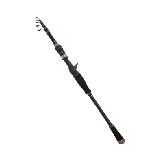 Carbon Telescopic Luya Rod Short Section Fishing Throwing Rod, 1.8m, 2.1m, 2.4m, 2.7m, 3.0m, 3.3m, 3.6m