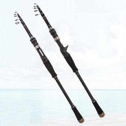Canne Luya Télescopique en Carbone Courte Section, Canne à Lancer, 1,8m, 2,1m, 2,4m, 2,7m, 3,0m, 3,3m, 3,6m