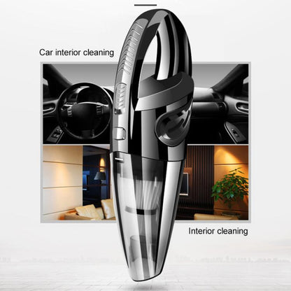 Wet And Dry Handheld High-Power Portable Car Vacuum Cleaner, R-6052C Vacuum Cleaner with USB Cable (Black), No-Wired Vacuum Cleaner, US Plug
