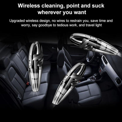 Wet And Dry Handheld High-Power Portable Car Vacuum Cleaner, R-6052C Vacuum Cleaner with USB Cable (Black), No-Wired Vacuum Cleaner, US Plug