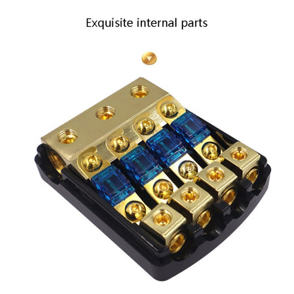 Car Audio Modification Fuse Holder Fuse Liner Fuse Splitter, 1 In 2 Out, 1 In 3 Out, 1 In 4 Out