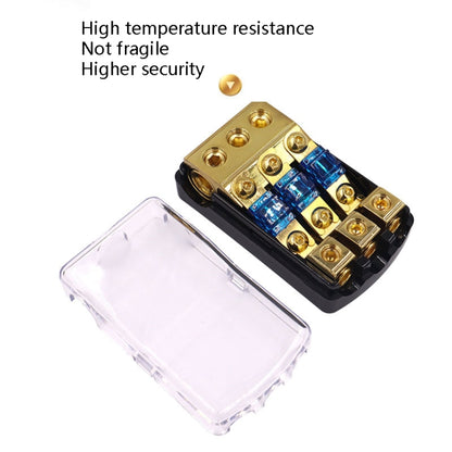 Car Audio Modification Fuse Holder Fuse Liner Fuse Splitter, 1 In 2 Out, 1 In 3 Out, 1 In 4 Out