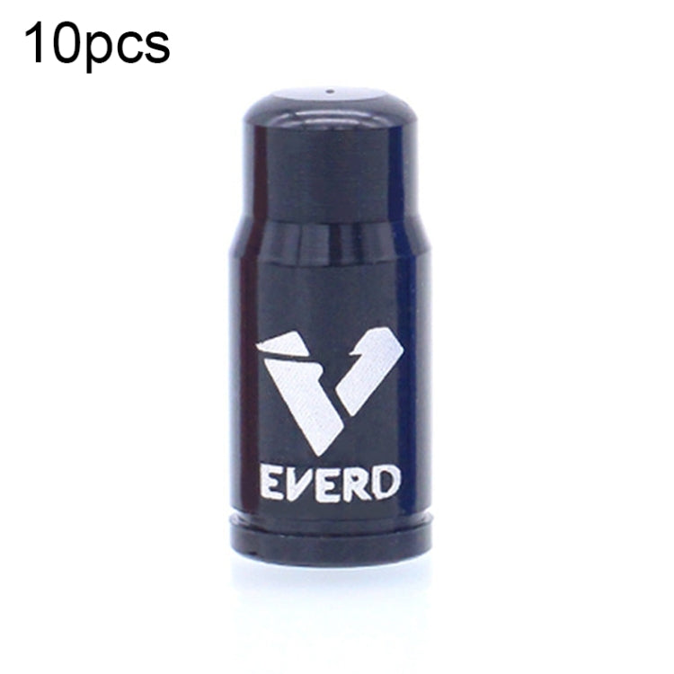 10 PCS EVERD ZH419 Mountain Road Bike Aluminum Alloy Air Mouth Cap Car Tire Dust Door Cover, Colour: Presta (Black), Presta (Black), Presta (Red), Presta (Blue), Presta (Gold), Schrader (Black), Schrader (Red), Schrader (Blue), Schrader (Gold)