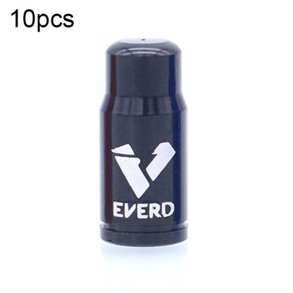 10 PCS EVERD ZH419 Mountain Road Bike Aluminum Alloy Air Mouth Cap Car Tire Dust Door Cover, Colour: Presta (Black), Presta (Black), Presta (Red), Presta (Blue), Presta (Gold), Schrader (Black), Schrader (Red), Schrader (Blue), Schrader (Gold)