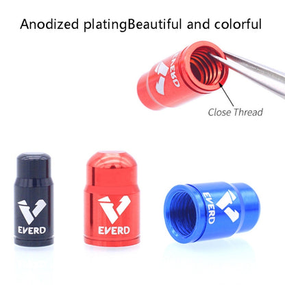 10 PCS EVERD ZH419 Mountain Road Bike Aluminum Alloy Air Mouth Cap Car Tire Dust Door Cover, Colour: Presta (Black), Presta (Black), Presta (Red), Presta (Blue), Presta (Gold), Schrader (Black), Schrader (Red), Schrader (Blue), Schrader (Gold)