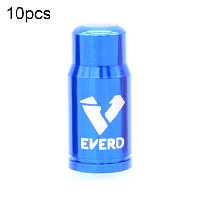 10 PCS EVERD ZH419 Mountain Road Bike Aluminum Alloy Air Mouth Cap Car Tire Dust Door Cover, Colour: Presta (Black), Presta (Black), Presta (Red), Presta (Blue), Presta (Gold), Schrader (Black), Schrader (Red), Schrader (Blue), Schrader (Gold)