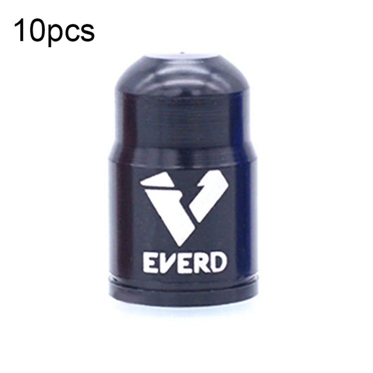 10 PCS EVERD ZH419 Mountain Road Bike Aluminum Alloy Air Mouth Cap Car Tire Dust Door Cover, Colour: Presta (Black), Presta (Black), Presta (Red), Presta (Blue), Presta (Gold), Schrader (Black), Schrader (Red), Schrader (Blue), Schrader (Gold)