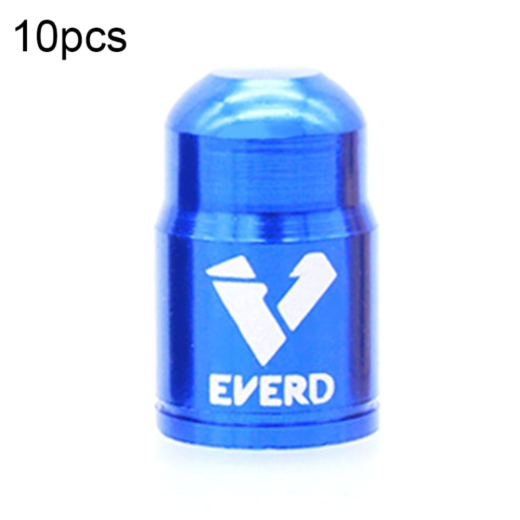 10 PCS EVERD ZH419 Mountain Road Bike Aluminum Alloy Air Mouth Cap Car Tire Dust Door Cover, Colour: Presta (Black), Presta (Black), Presta (Red), Presta (Blue), Presta (Gold), Schrader (Black), Schrader (Red), Schrader (Blue), Schrader (Gold)
