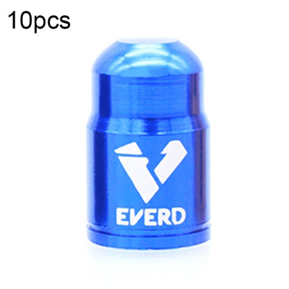 10 PCS EVERD ZH419 Mountain Road Bike Aluminum Alloy Air Mouth Cap Car Tire Dust Door Cover, Colour: Presta (Black), Presta (Black), Presta (Red), Presta (Blue), Presta (Gold), Schrader (Black), Schrader (Red), Schrader (Blue), Schrader (Gold)