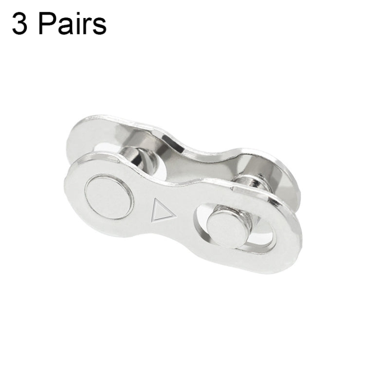 3 paires 6/7/8 vitesses (argent) Maillons rapides de chaîne de vélo de route/VTT ZH405, 3 paires 6/7/8 vitesses (argent), 3 paires 9 vitesses (argent), 3 paires 10 vitesses (argent), 3 paires 11 vitesses (argent), 3 paires 12 vitesses (argent)