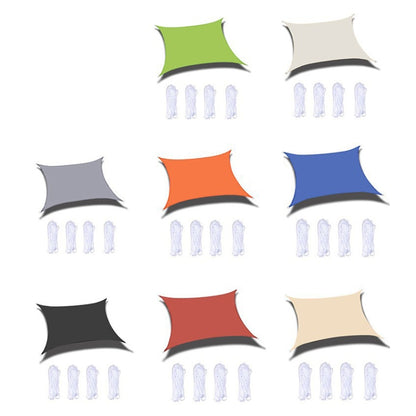 Outdoor Garden Sunshade Sail Waterproof Anti-UV Canopy, Size: 2m x 2.5m, 2m x 2.5m