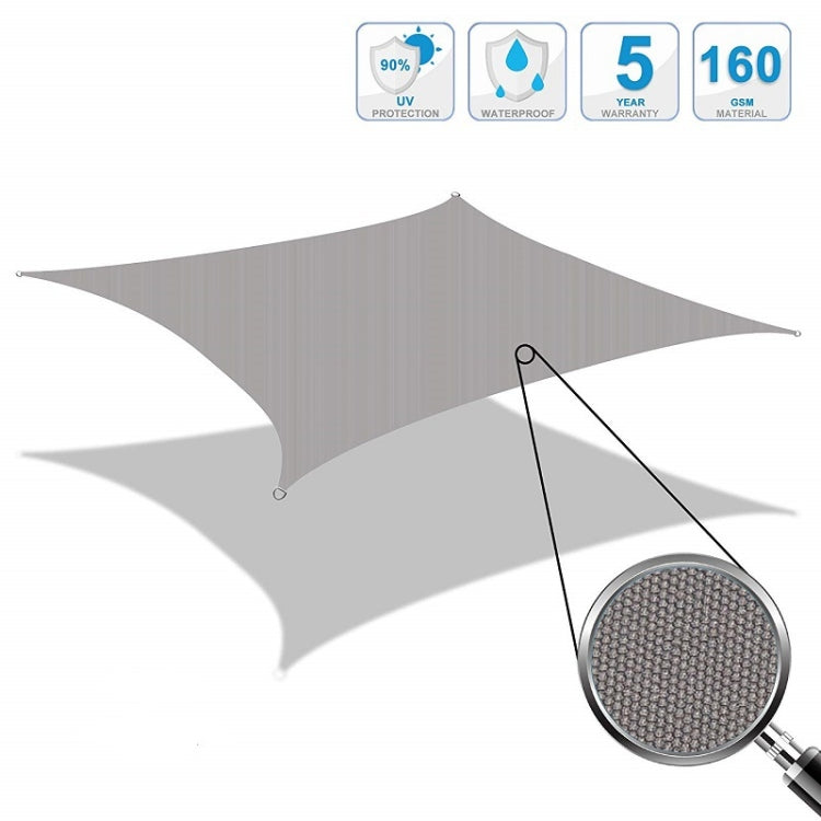 Voile d'ombrage de jardin extérieur imperméable anti-UV, Taille : 3m x 4m, 3m x 4m