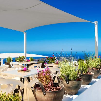 Voile d'ombrage de jardin extérieur imperméable anti-UV, Taille : 3m x 4m, 3m x 4m