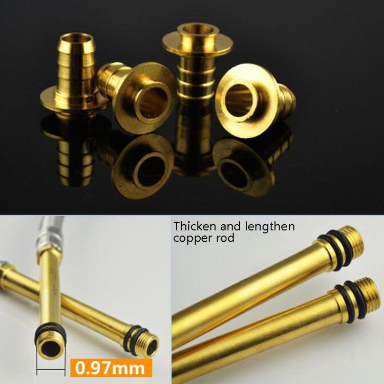 Weave Stainless Steel Flexible Plumbing Pipes Cold Hot Mixer Faucet Water Pipe Hoses High Pressure Inlet Pipe, 40cm 1.8cm Copper Rod, 50cm 1.8cm Copper Rod, 60cm 1.8cm Copper Rod, 70cm 1.8cm Copper Rod, 80cm 1.8cm Copper Rod, 100cm  1.8cm Copper Rod   ...