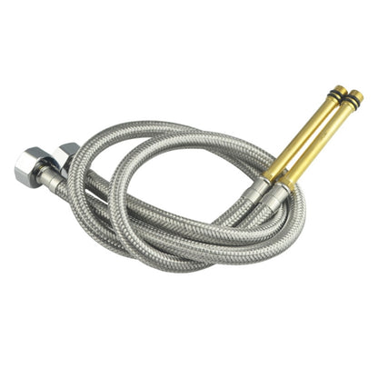 Weave Stainless Steel Flexible Plumbing Pipes Cold Hot Mixer Faucet Water Pipe Hoses High Pressure Inlet Pipe, 40cm 1.8cm Copper Rod, 50cm 1.8cm Copper Rod, 60cm 1.8cm Copper Rod, 70cm 1.8cm Copper Rod, 80cm 1.8cm Copper Rod, 100cm  1.8cm Copper Rod   ...