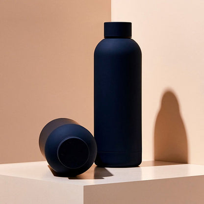Stainless Steel Outdoor Matte Water Bottle Portable Sports Water Cup Rubber Paint Insulation Cup