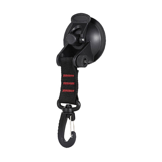 3 PCS Car Tent Suction Cup Home Users Outside Travel Portable Suction Cup Hook, Round Carabiner