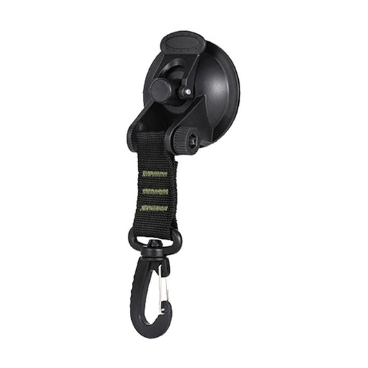3 PCS Car Tent Suction Cup Home Users Outside Travel Portable Suction Cup Hook, Round Carabiner