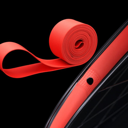 10 pièces, coussinet de pneu anti-crevaison pour vélo de route et VTT, bande de jante en PVC, rouge, jaune