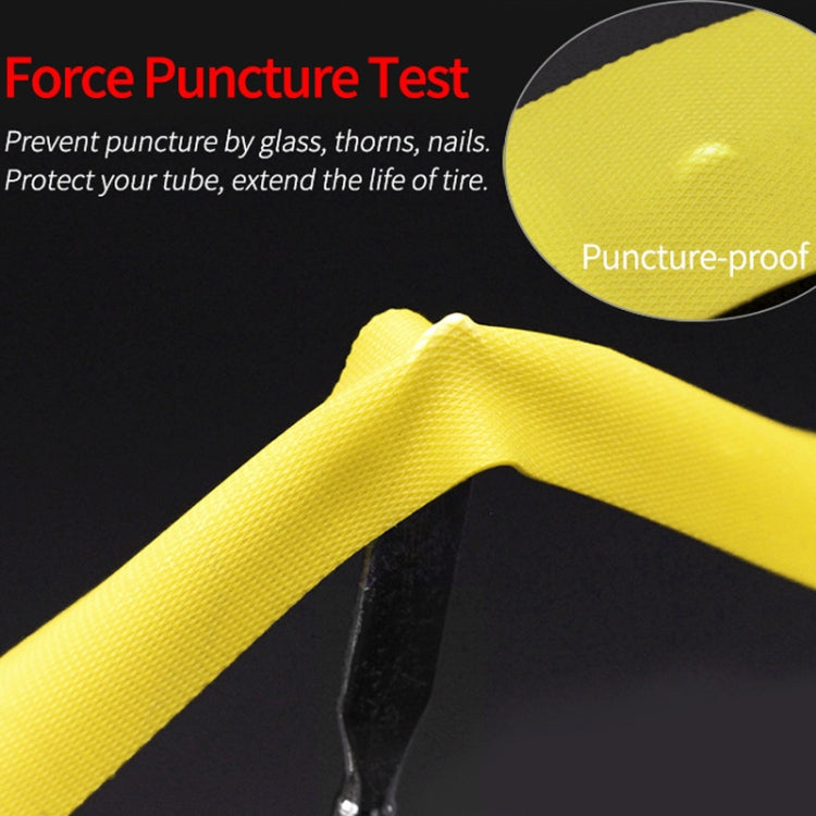 10 pièces, coussinet de pneu anti-crevaison pour vélo de route et VTT, bande de jante en PVC, rouge, jaune