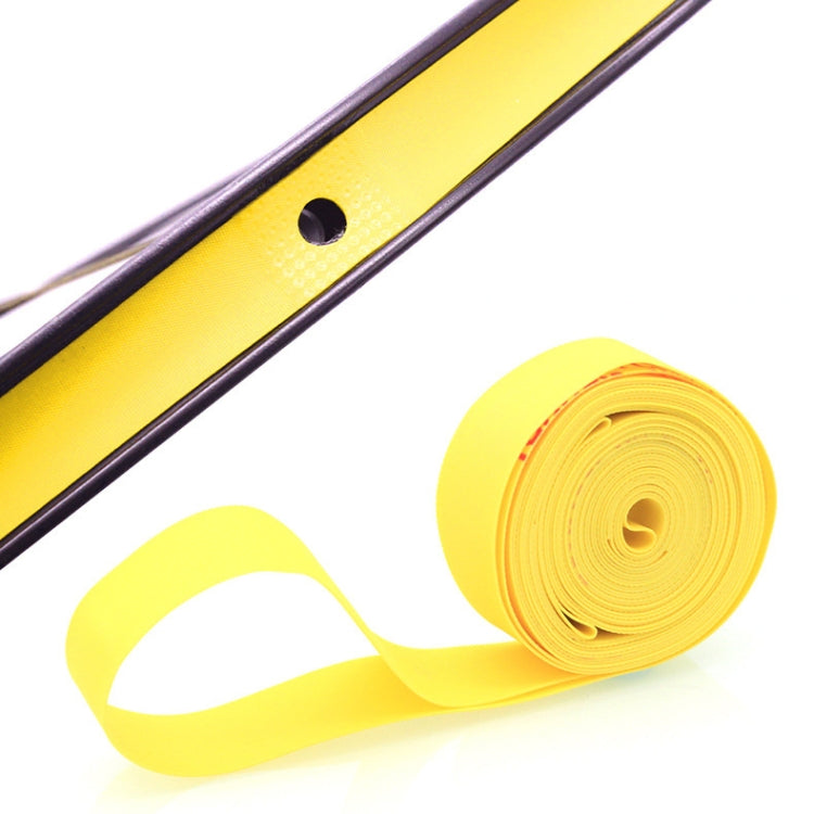 10 pièces, coussinet de pneu anti-crevaison pour vélo de route et VTT, bande de jante en PVC, rouge, jaune