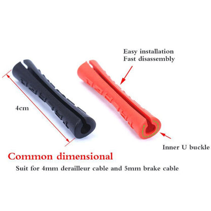 10 PIÈCES TRLREQ Cache de protection pour cadre de vélo de montagne/route, gaine de câble de frein/dérailleur, protection anti-abrasion pour peinture de cadre de voiture
