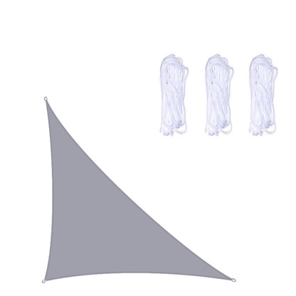 Voile d'ombrage triangulaire étanche aux UV pour jardin, Taille : 3 m x 3 m x 4,3 m, 3 m x 3 m x 4,3 m