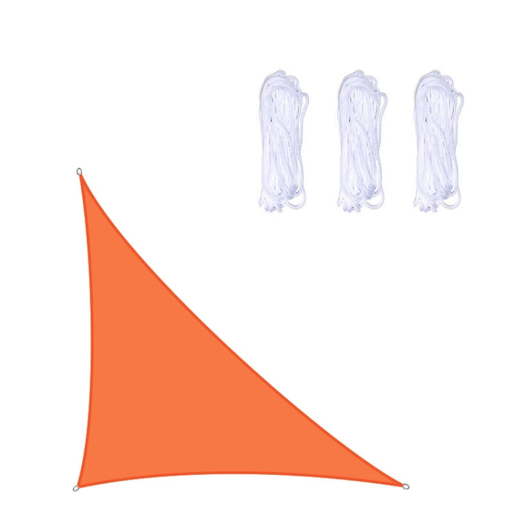 Voile d'ombrage triangulaire étanche aux UV pour jardin, Taille : 3 m x 3 m x 4,3 m, 3 m x 3 m x 4,3 m