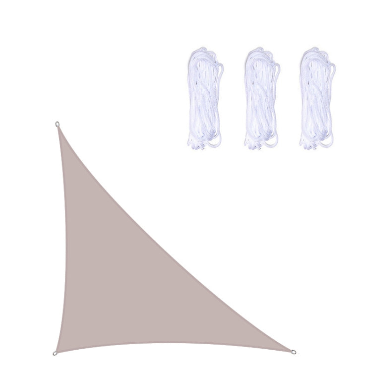 Voile d'ombrage triangulaire étanche aux UV pour jardin, Taille : 3 m x 3 m x 4,3 m, 3 m x 3 m x 4,3 m