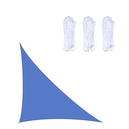 Voile d'ombrage triangulaire étanche aux UV pour jardin, Taille : 3 m x 3 m x 4,3 m, 3 m x 3 m x 4,3 m