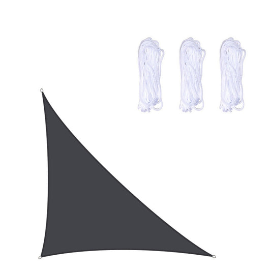 Triangle Outdoor Garden Sunshade Sail Waterproof Anti-UV Canopy, Size: 4m x 4m x 5.7m, 4m x 4m x 5.7m