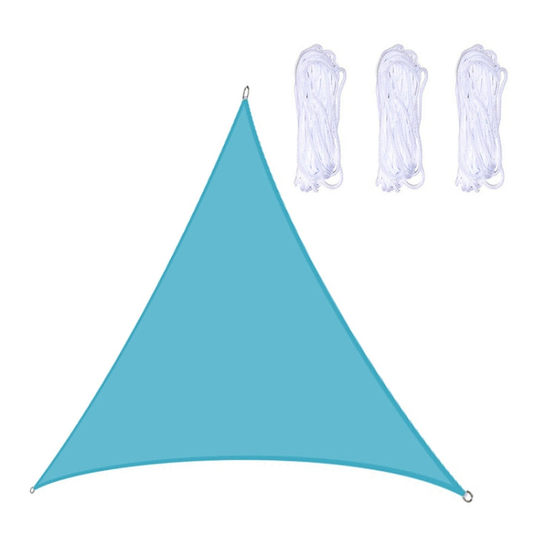 Voile d'ombrage triangulaire étanche anti-UV pour jardin, Taille : 3.6m x 3.6m x 3.6m, 3.6m x 3.6m x 3.6m