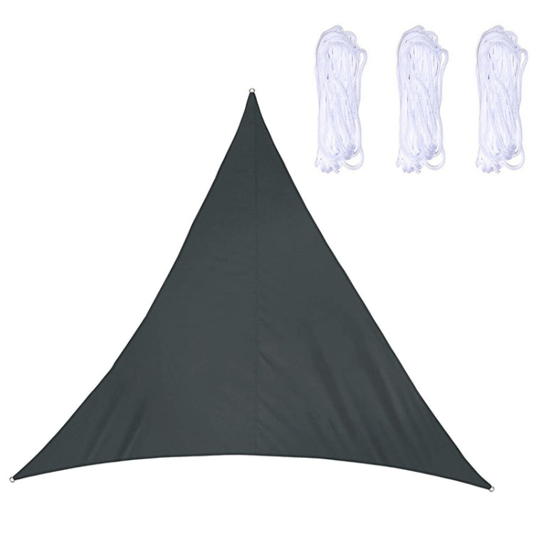 Voile d'ombrage triangulaire étanche anti-UV pour jardin, Taille : 3.6m x 3.6m x 3.6m, 3.6m x 3.6m x 3.6m