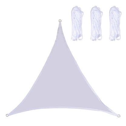 Voile d'ombrage triangulaire étanche anti-UV pour jardin, Taille : 3.6m x 3.6m x 3.6m, 3.6m x 3.6m x 3.6m