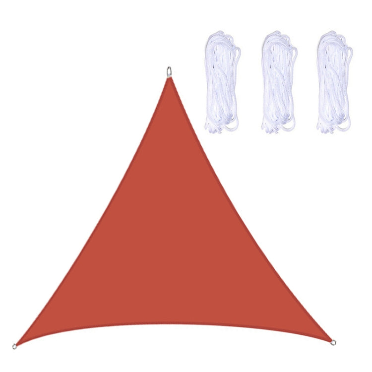 Voile d'ombrage triangulaire étanche anti-UV pour jardin, Taille : 3.6m x 3.6m x 3.6m, 3.6m x 3.6m x 3.6m