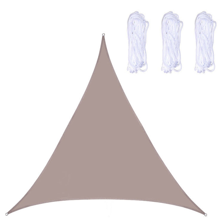 Voile d'ombrage triangulaire étanche anti-UV pour jardin, Taille : 4,5 m x 4,5 m x 4,5 m, 4,5 m x 4,5 m x 4,5 m