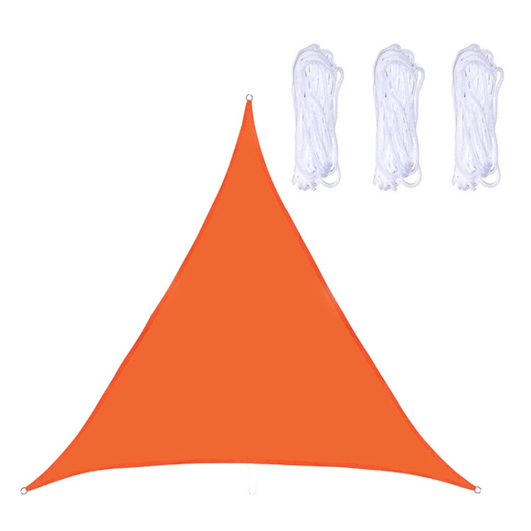 Voile d'ombrage triangulaire étanche anti-UV pour jardin, Taille : 4,5 m x 4,5 m x 4,5 m, 4,5 m x 4,5 m x 4,5 m