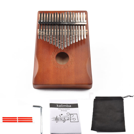 17-Tone Thumb Piano Kalimba Beginners Introduction Finger Piano, Brown, Brown Kit, Yellow, Yellow Kit, Wooden, Wooden Kit, Black, Black Kit