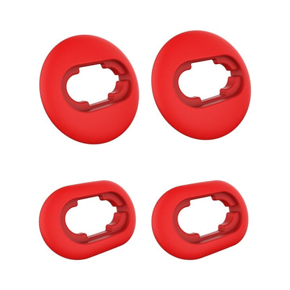 2 Sets Bluetooth Earphone Silicone Earplug Caps For Samsung Galaxy Buds Live, Black-2 Pairs, Red-2 Pairs, Brown-2 Pairs, White-2 Pairs