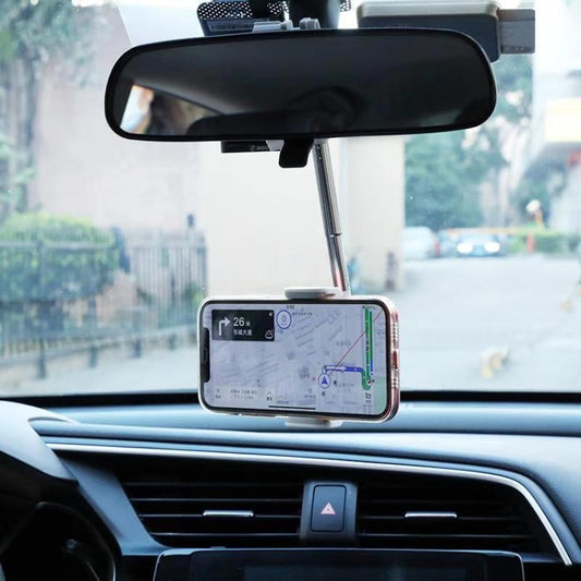 2 Stück Auto Handyhalterung Rückspiegel Navigationshalterung Fahrrekorder Befestigungsclip Nachobjektivhalterung, Fahrrekorder Befestigungsclip