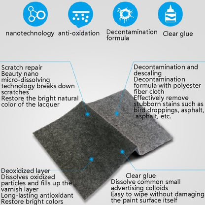 Car Scratch Repair Nano Cloth Repair Spray Paint Cloth Remover Scratch Wax, Nano Cloth