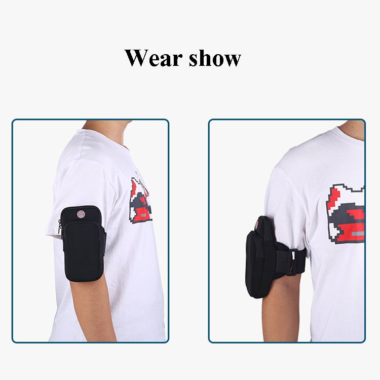 3 PCS Running Mobile Phone Arm Bag Men And Women Fitness Outdoor Hand Bag Wrist Bag, for Mobile Phones Within 6.5 inch