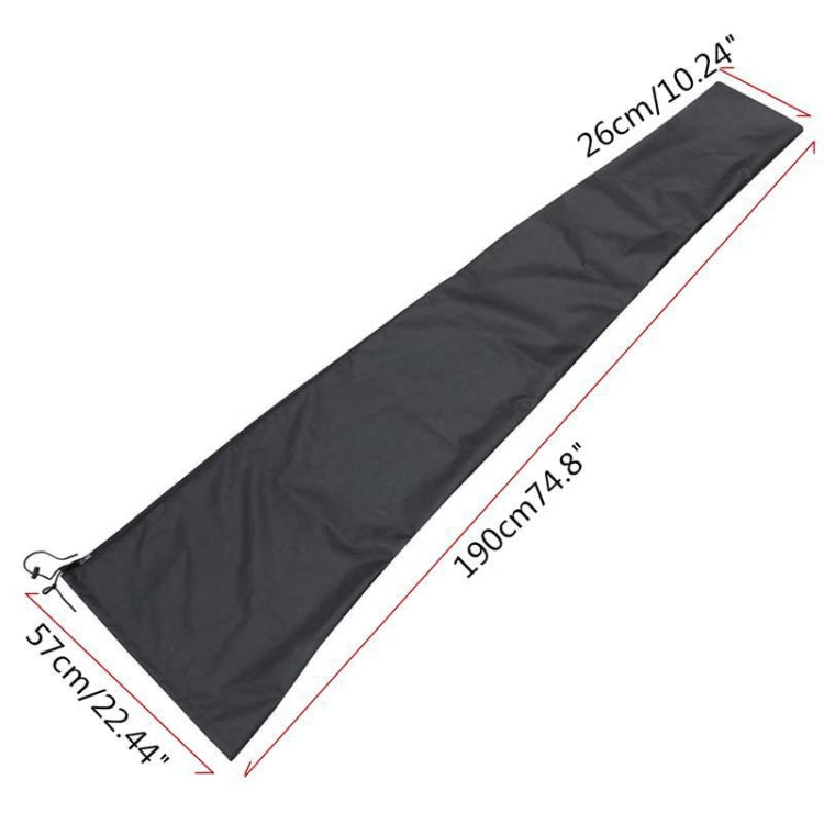Outdoor Parasol Umbrella Waterproof And Dustproof Cover, 26x57x190cm, 25x55x230cm