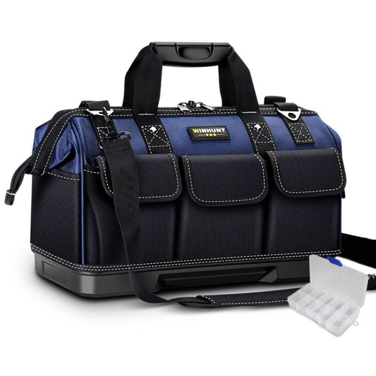 WINHUNT Sac à outils multifonction en toile avec fond en plastique, 20 pouces