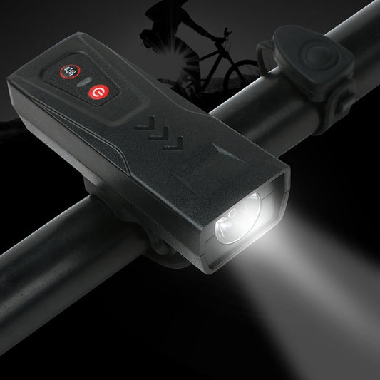 CYCLINGBOX BG-1901 Vélo USB Rechargeable Haut-Parleur Lampe Avant Équipement de Cyclisme Multifonction, BG-1901