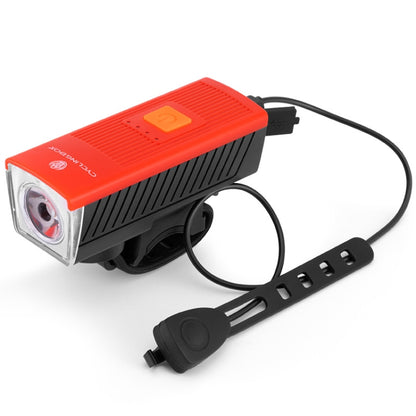 CYCLINGBOX BG-1811 Bicycle Charging Speaker Front Lamp USB Multi-Function Mountain Bike Accessories, Black, Red, Blue
